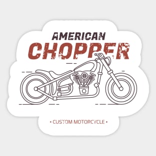 American Chopper Sticker